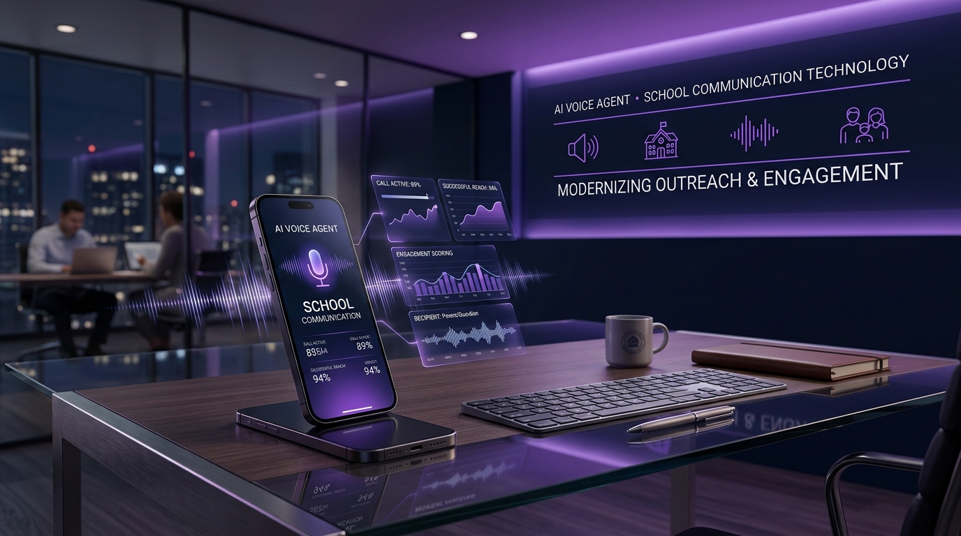 AI Voice Agent Automating ConnectEdu School Outreach